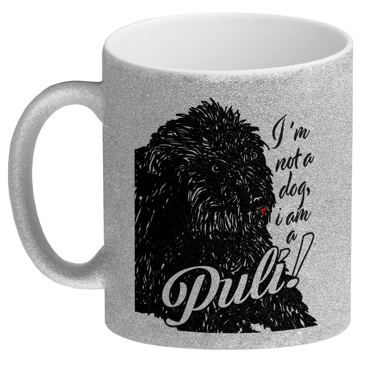 I'm not a dog I am a Puli! Kaffeebecher