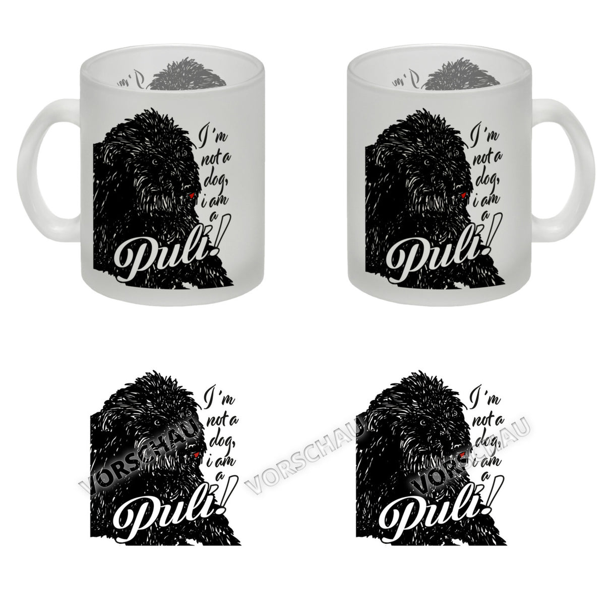 I'm not a dog I am a Puli! Kaffeebecher