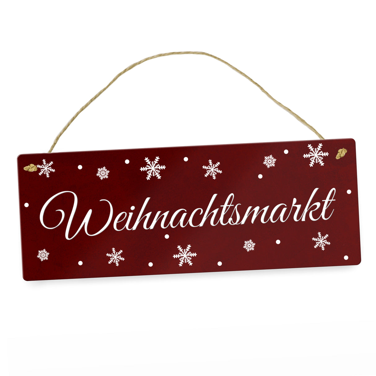 Winter Metallschild zum Thema Winter