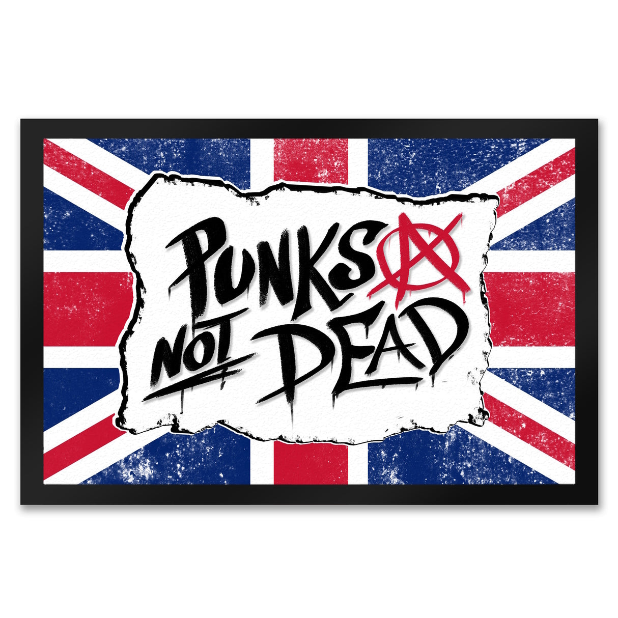 Punks not Dead Union Jack Fussmatte