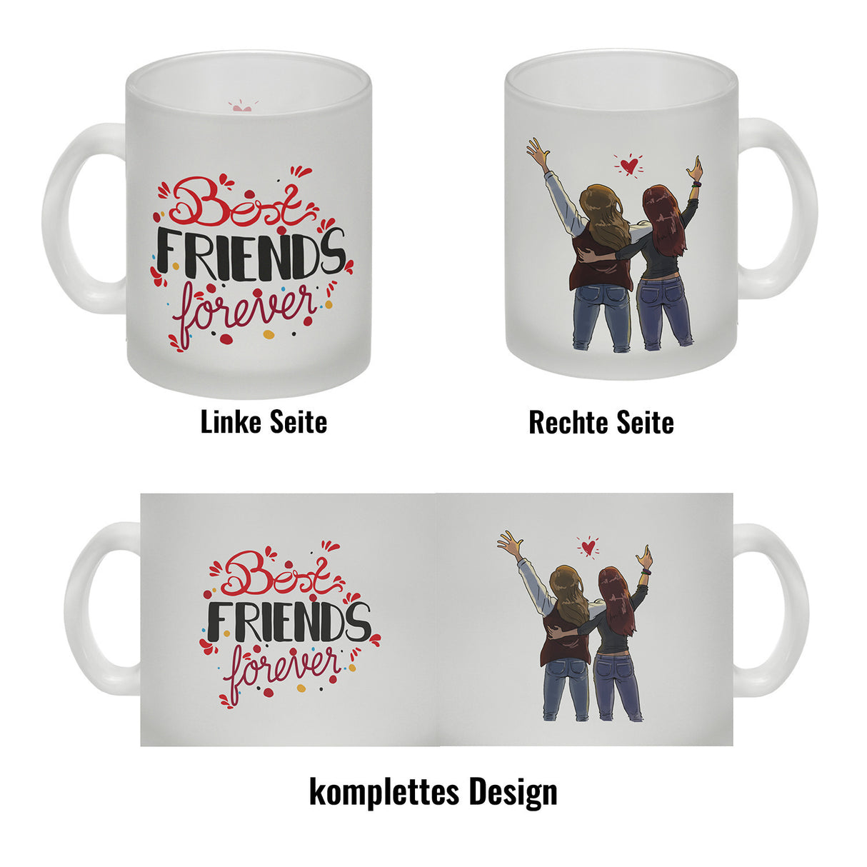 Best Friends forever BFF Kaffeebecher