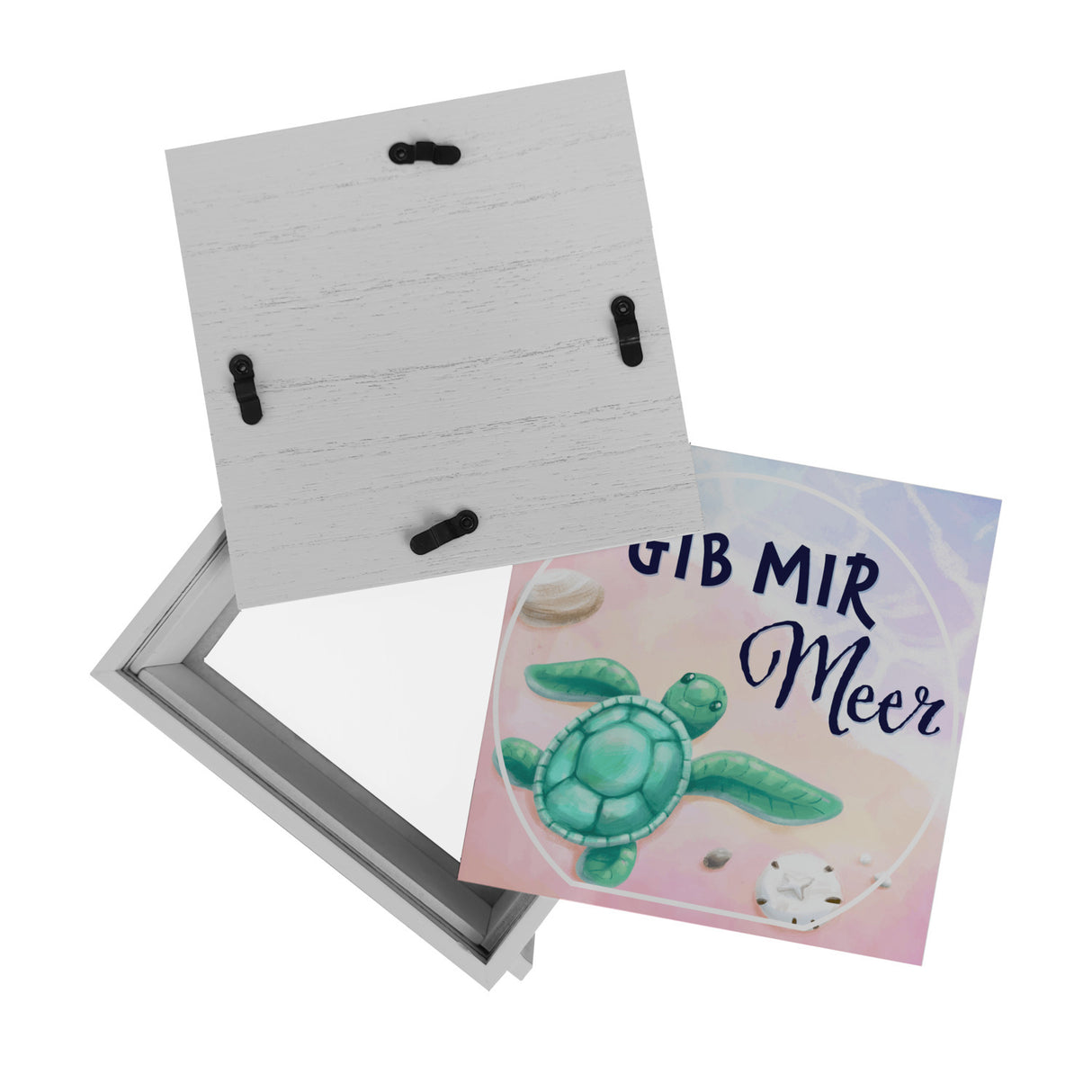 Gib mir Meer Spardose mit Meer- und Schildkröten-Motiv
