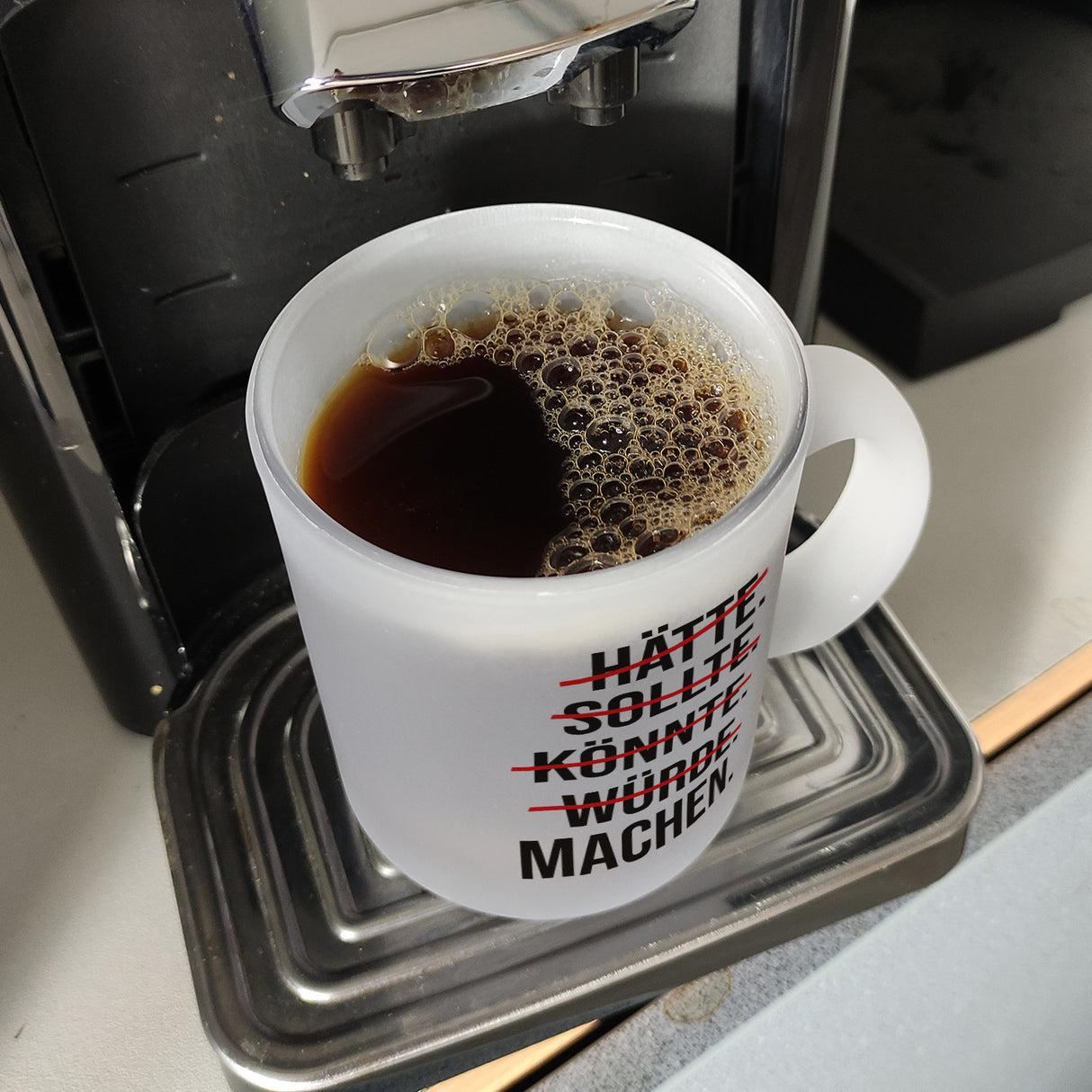 Motivation Kaffeebecher mit lustigem Motiv