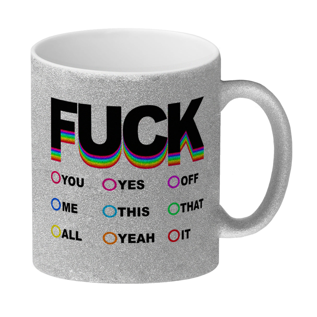 Fuck verschiedene Launen Kaffeebecher zum Ankreuzen