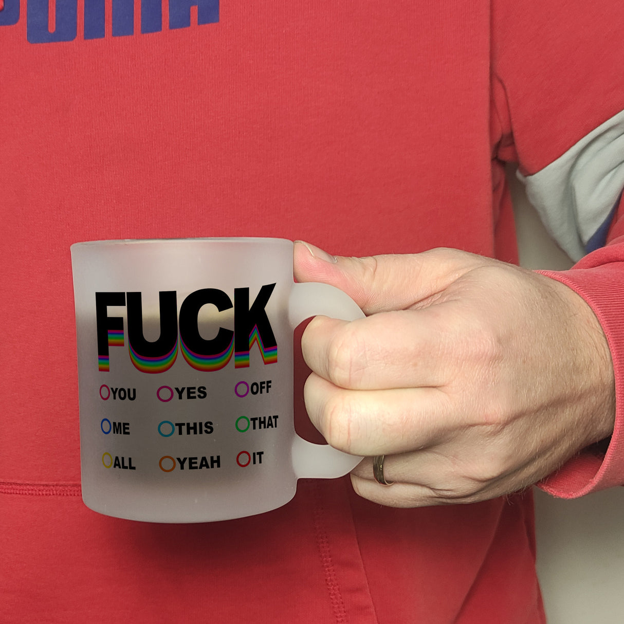 Fuck verschiedene Launen Kaffeebecher zum Ankreuzen