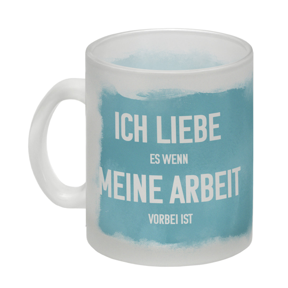 Ich liebe es wenn meine Arbeit vorbei ist Kaffeebecher