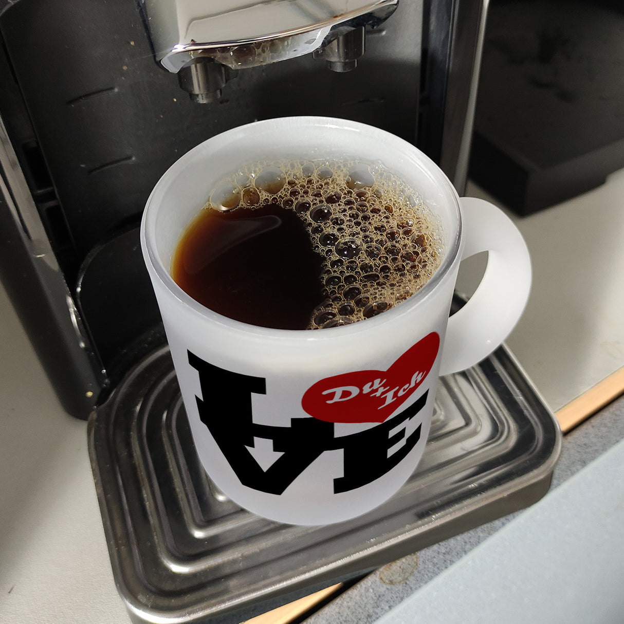 Du und ich Love Kaffeebecher zum Valentinstag