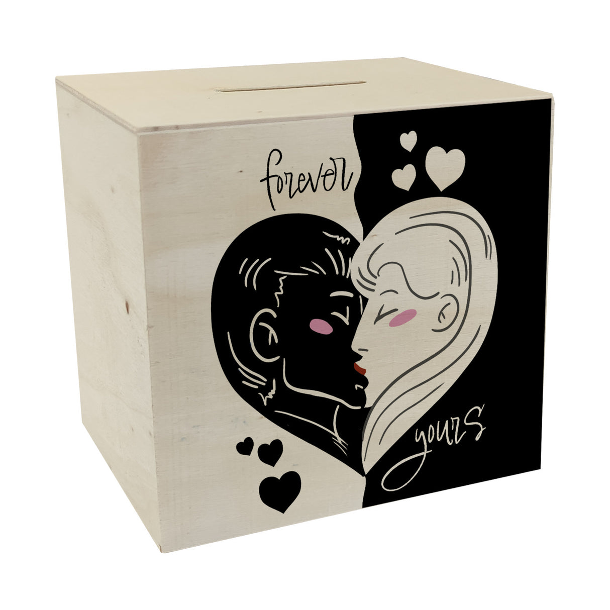 Forever yours Spardose mit küssendem Paar