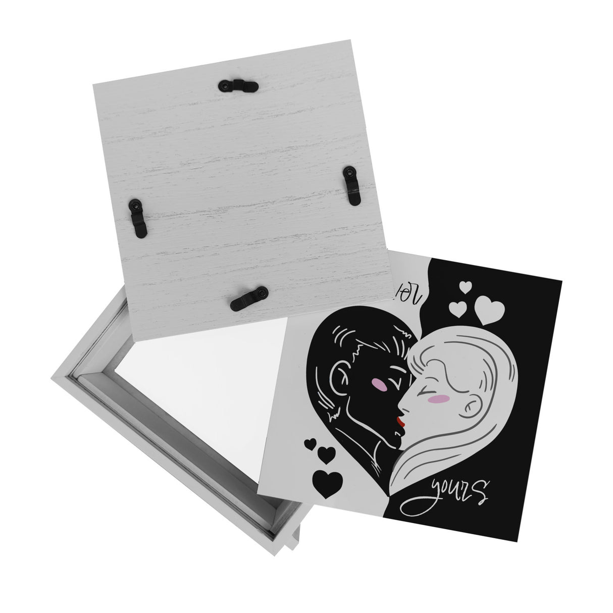 Forever yours Spardose mit küssendem Paar