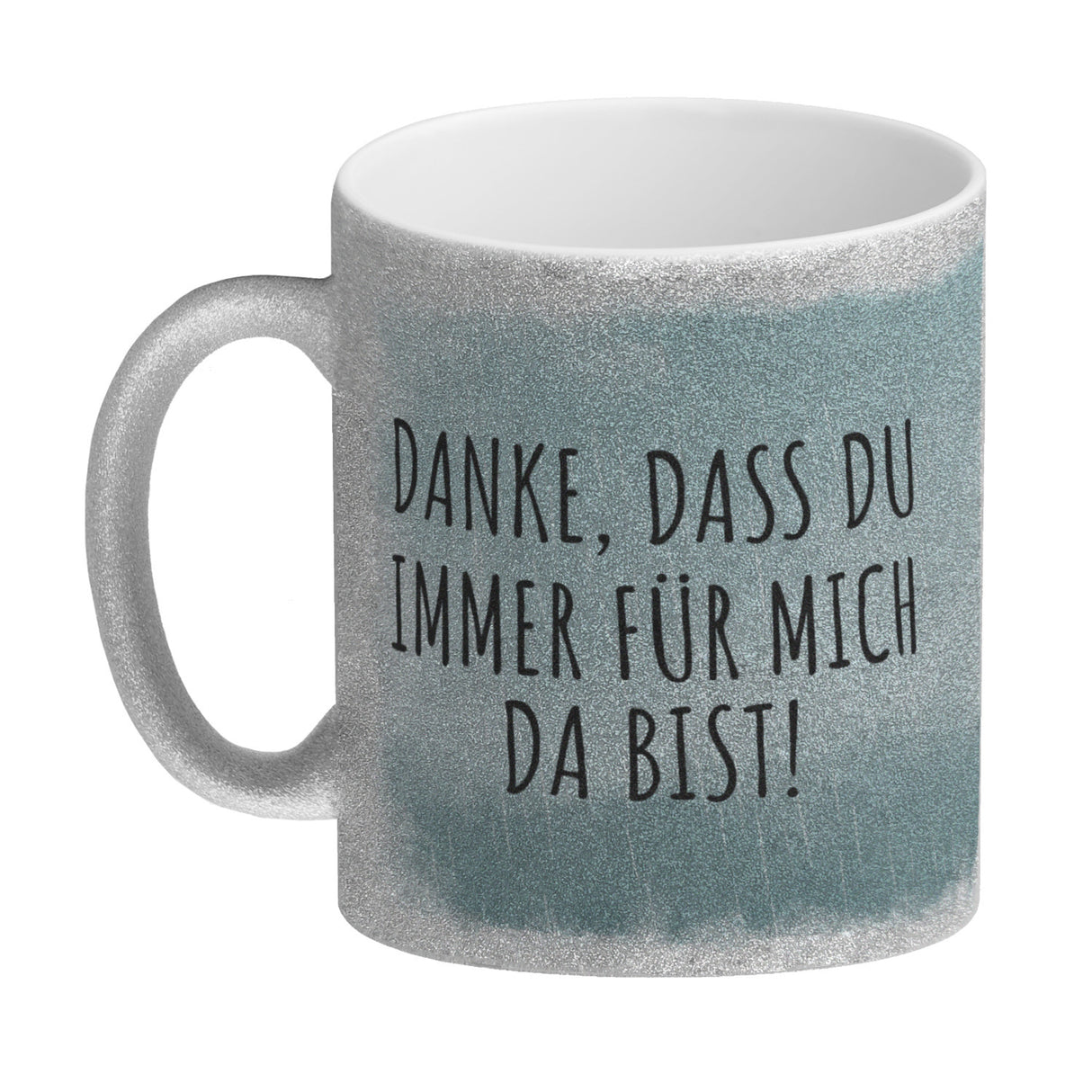 Danke, dass du immer für mich da bist Kaffeebecher mit schönem Motiv und Spruch