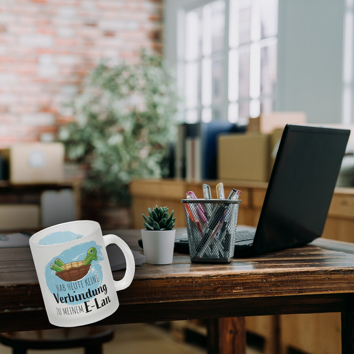 Hab heute keine Verbindung zu meinem E-Lan Schildkröte Kaffeebecher