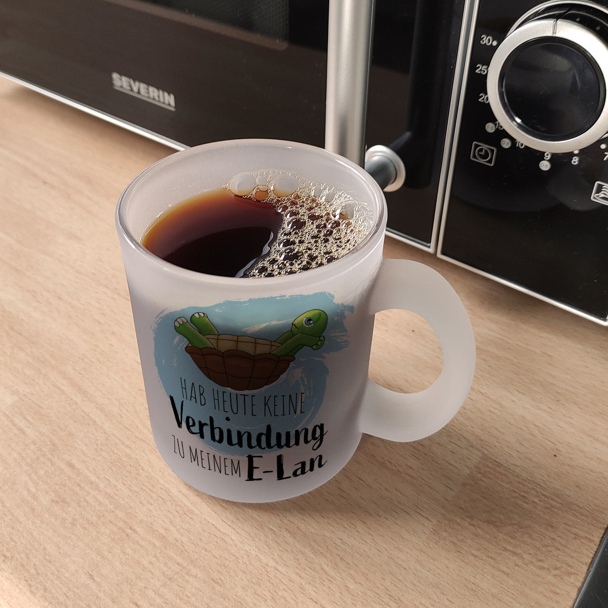 Hab heute keine Verbindung zu meinem E-Lan Schildkröte Kaffeebecher