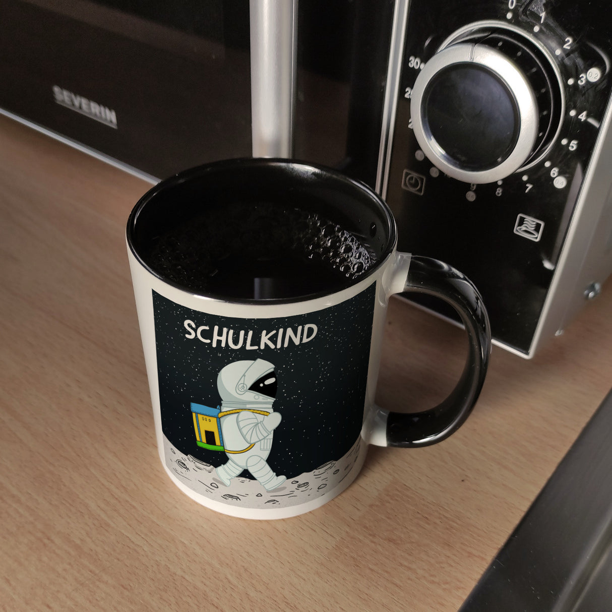 Schulkind Astronaut Kaffeebecher für die Einschulung