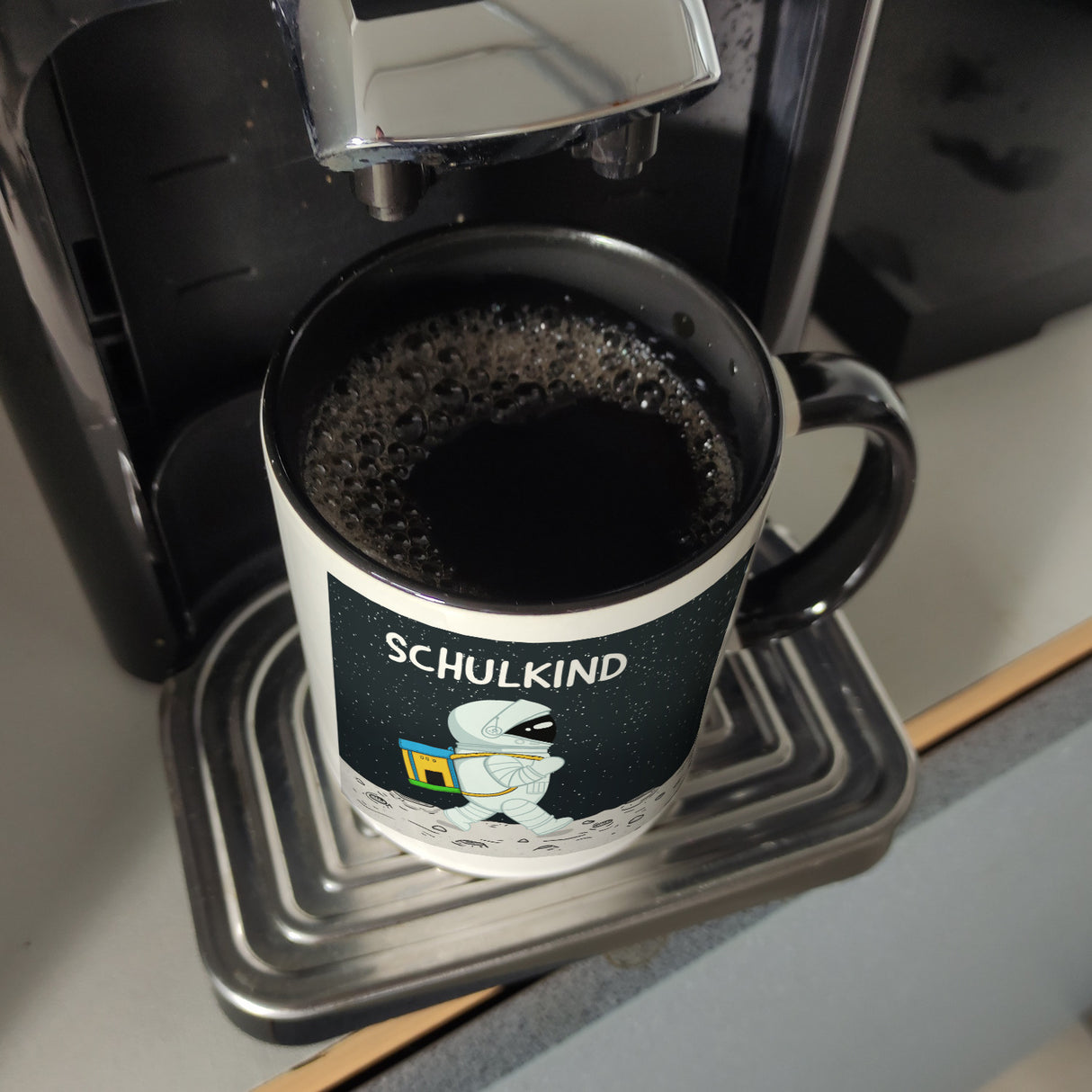 Schulkind Astronaut Kaffeebecher für die Einschulung