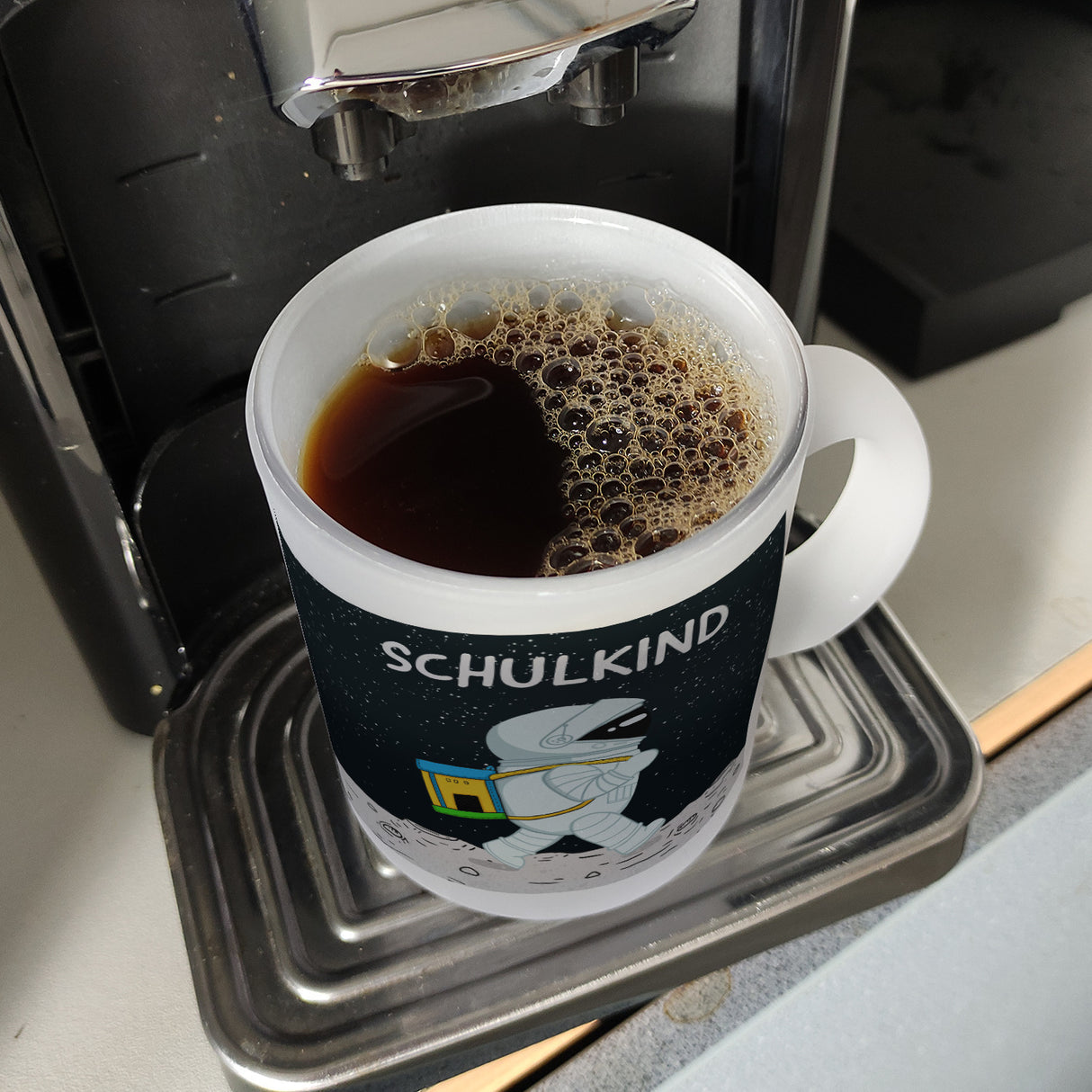 Schulkind Astronaut Kaffeebecher für die Einschulung