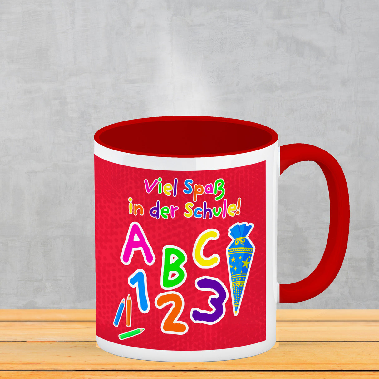 Viel Spaß in der Schule Kaffeebecher für die Einschulung