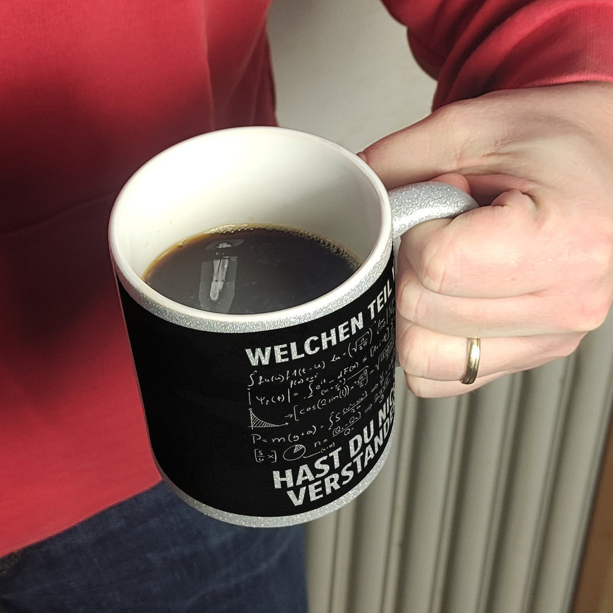 Welchen Teil von… hast du nicht verstanden Mathematische Formel Kaffeebecher