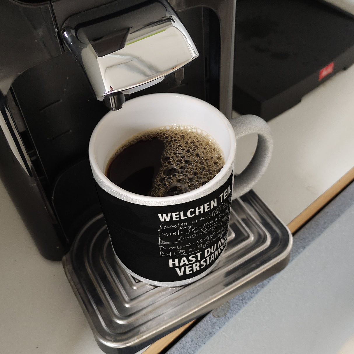 Welchen Teil von… hast du nicht verstanden Mathematische Formel Kaffeebecher