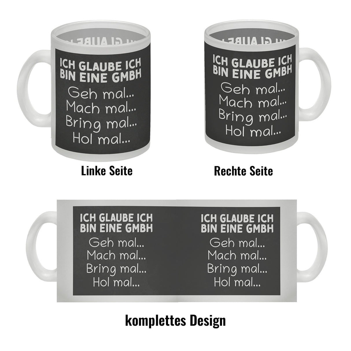 Ich glaube ich bin eine GmbH Büro Kaffeebecher