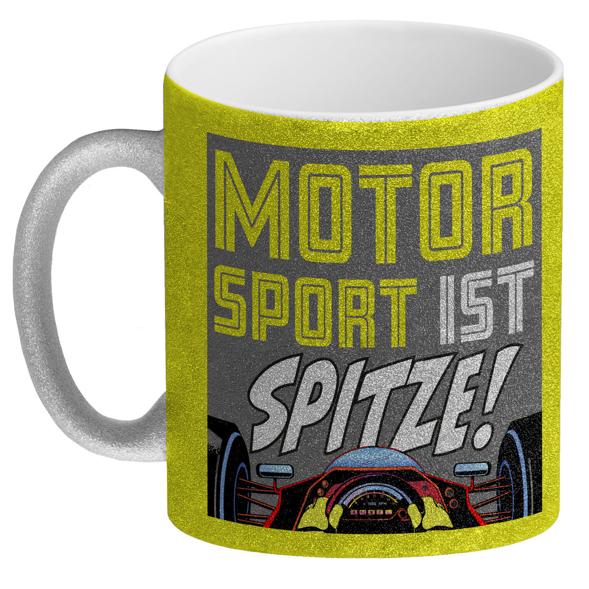Motorsport ist spitze! Rennwagen Kaffeebecher
