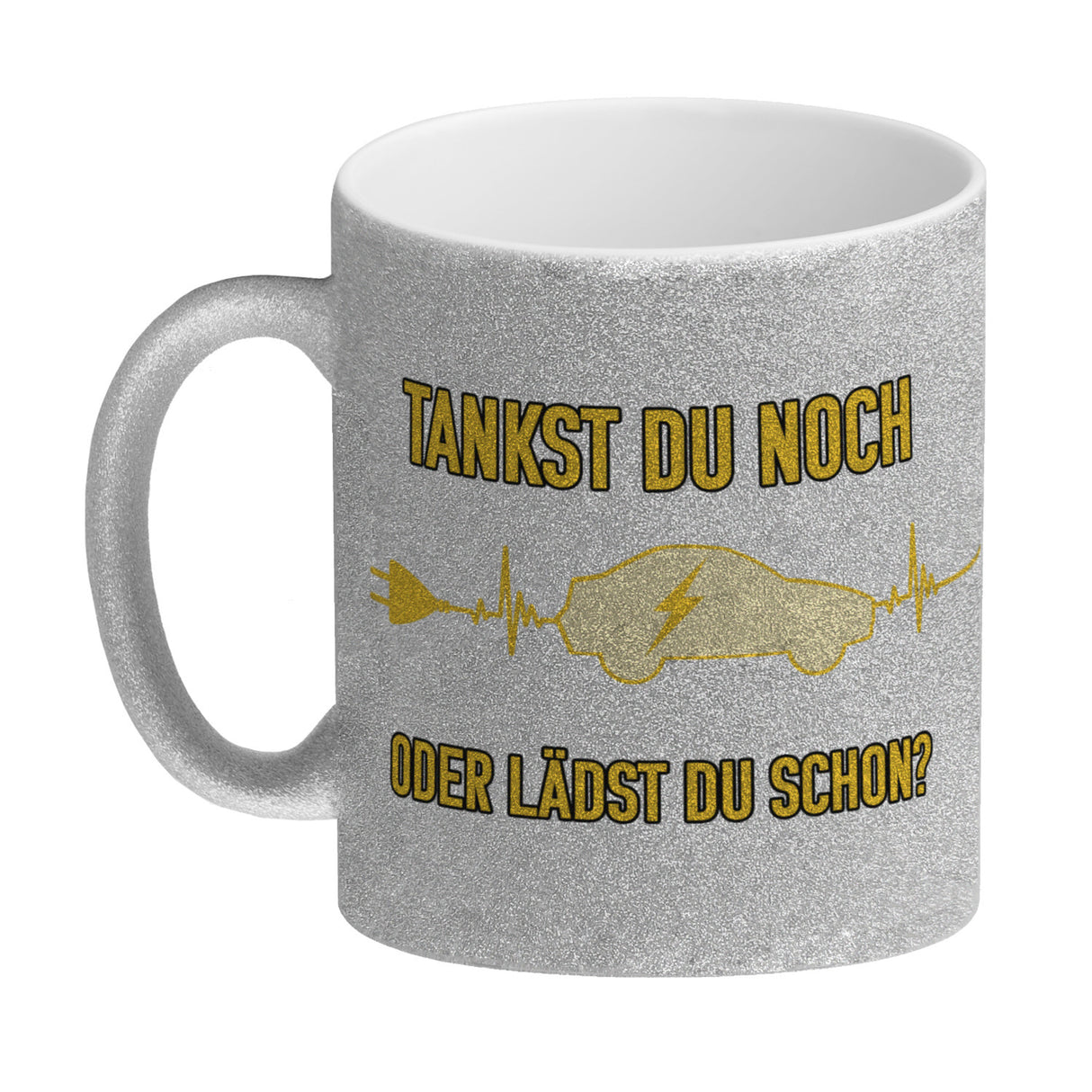 Tankst du noch oder lädst du schon Kaffeebecher mit Elektroauto