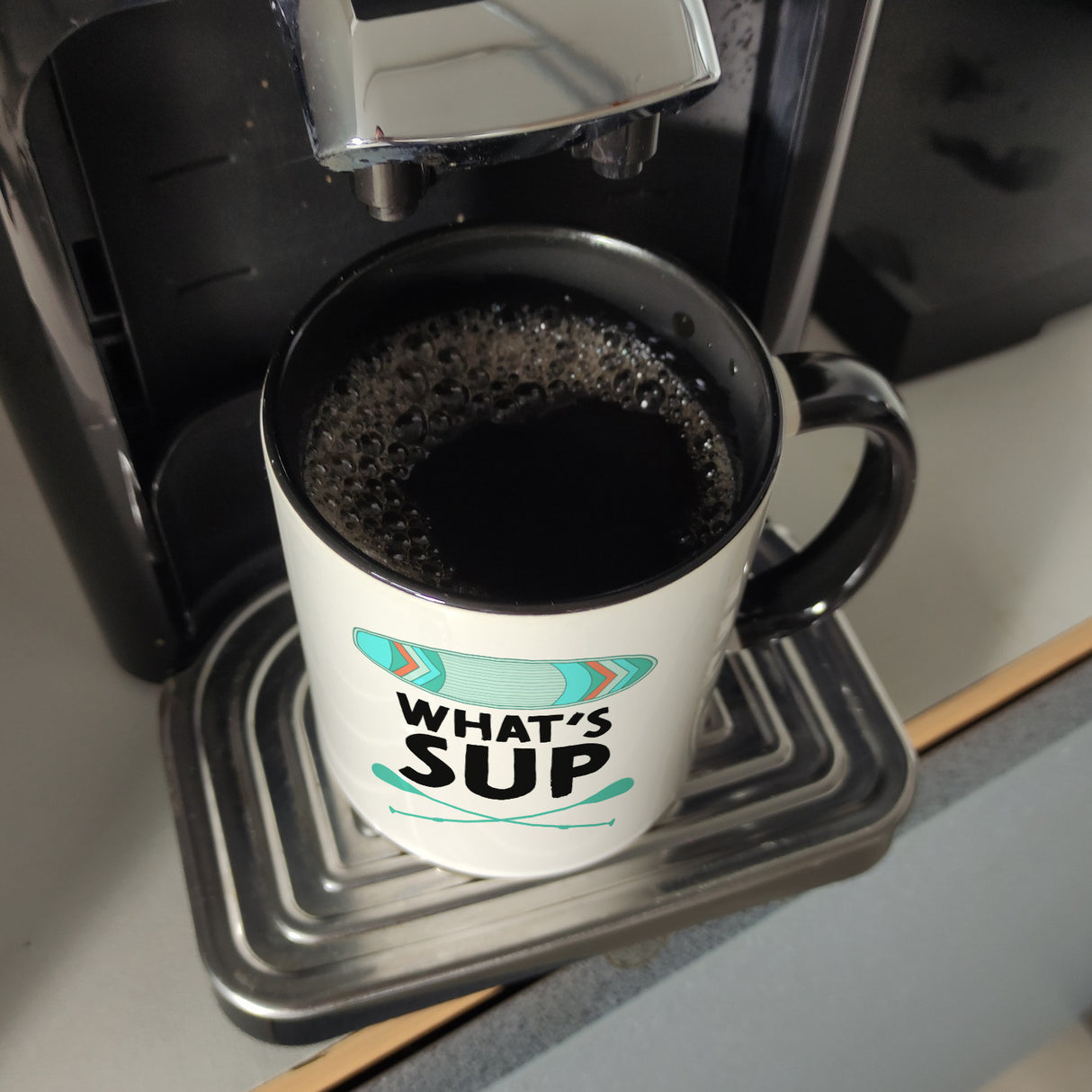What's sup Kaffeebecher für stand up paddler