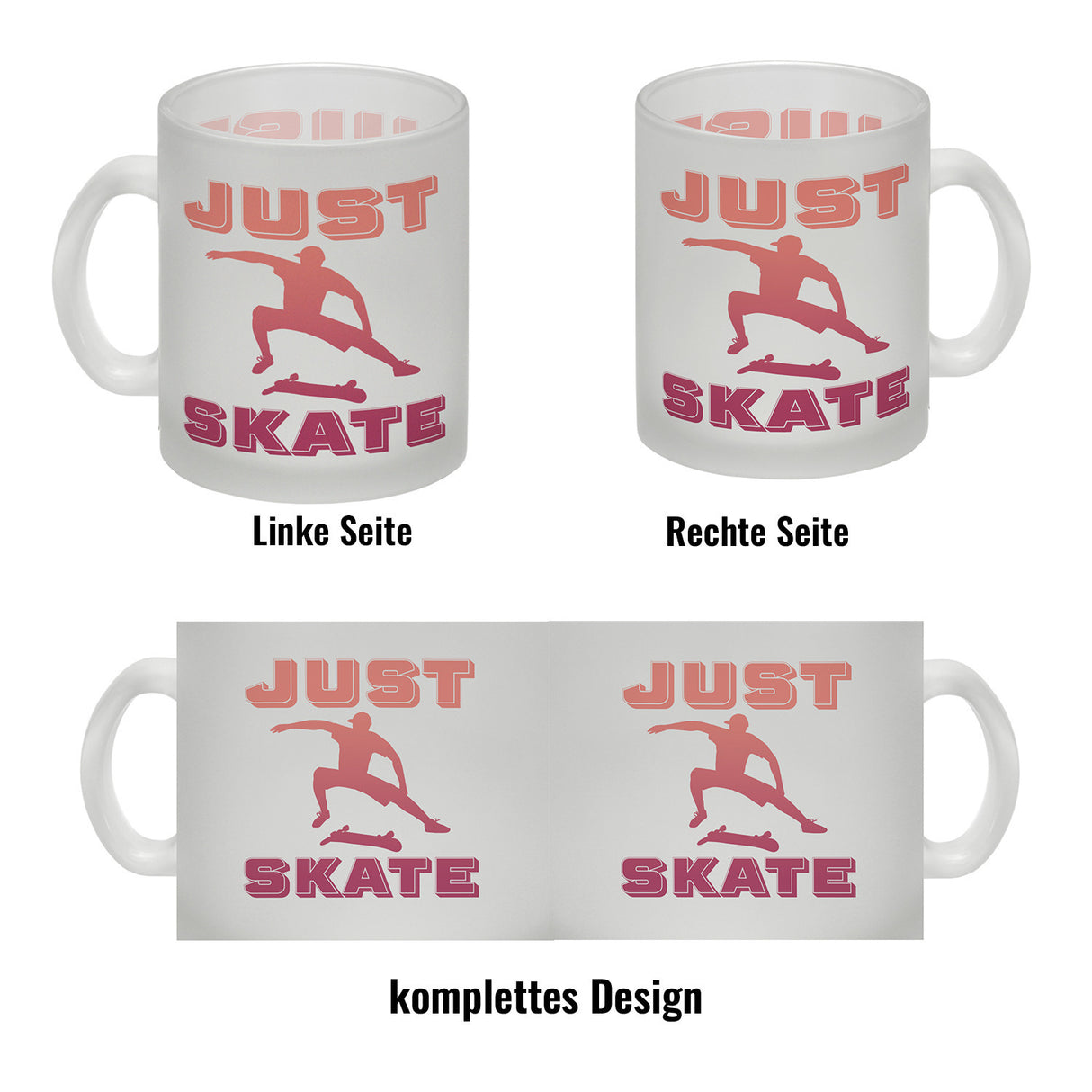 Just Skate Kaffeebecher für Skater