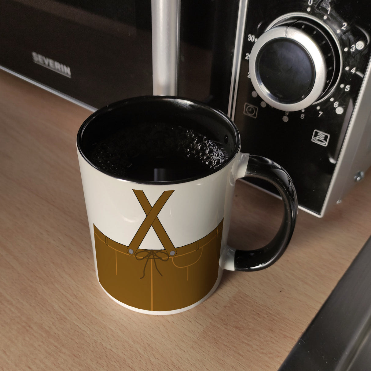 Lederhosen-Motiv Kaffeebecher