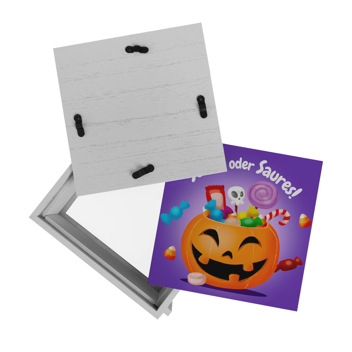 Süßes oder Saures Halloween Spardose mit lustigem Kürbis