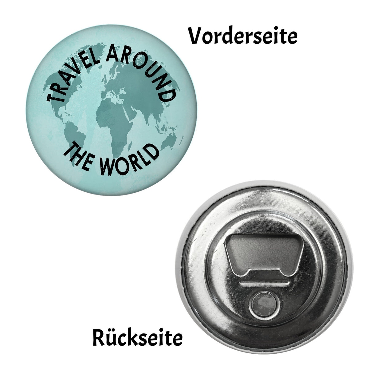 Travel around the World Weltkarte Kühlschrankmagnet