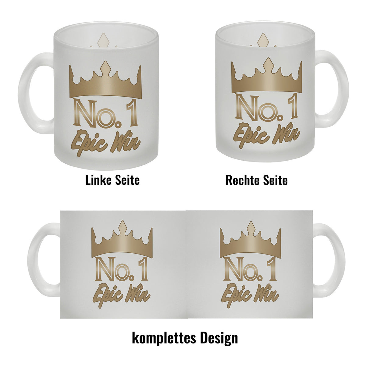 Epic Win Zocker Kaffeebecher für den Besten der Besten