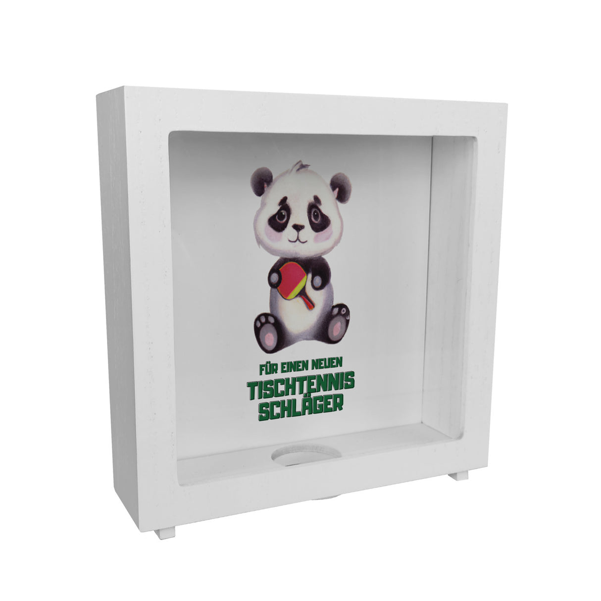 Für einen neuen Tischtennis Schläger Panda Spardose