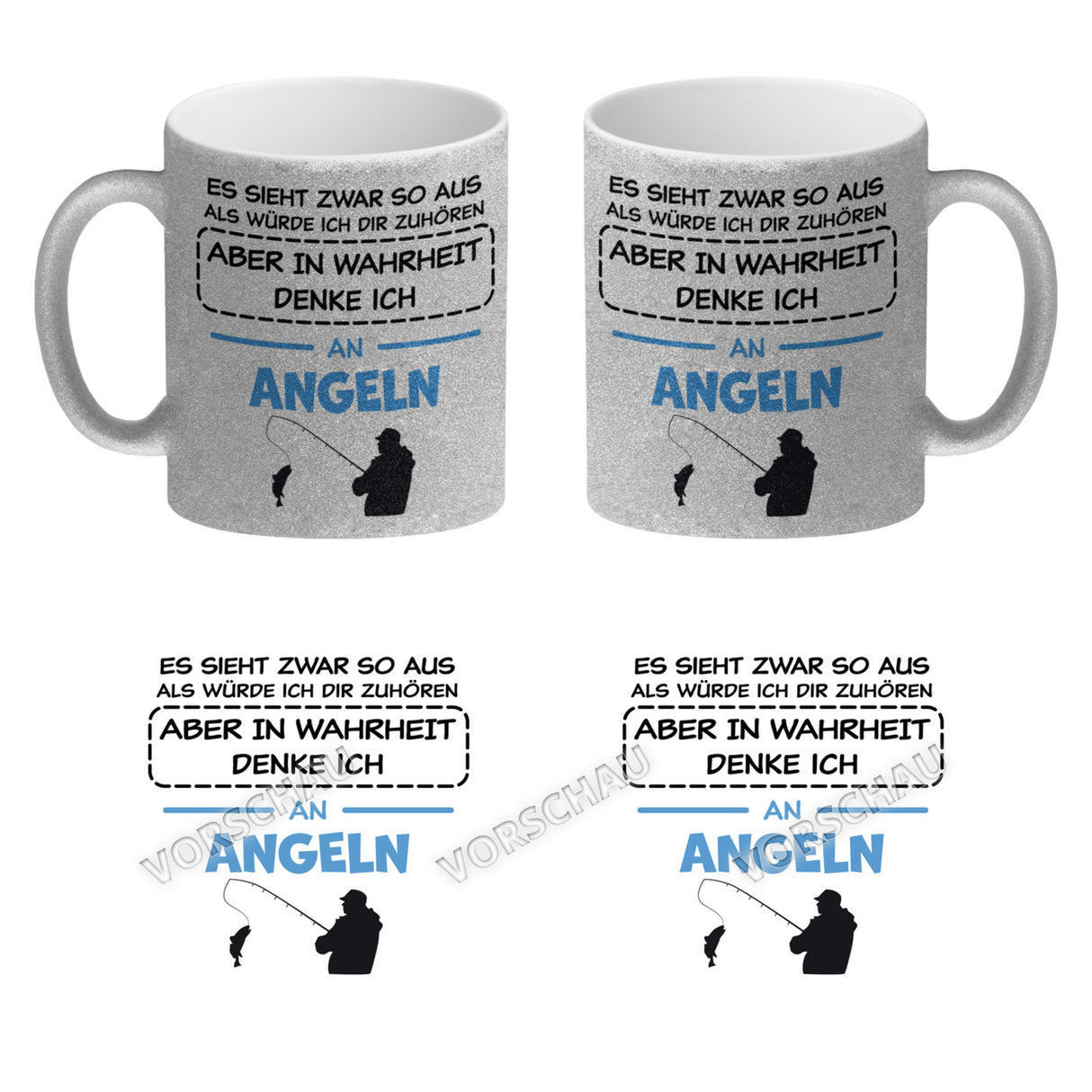 In Wahrheit denke ich an Alpakas Kaffeebecher