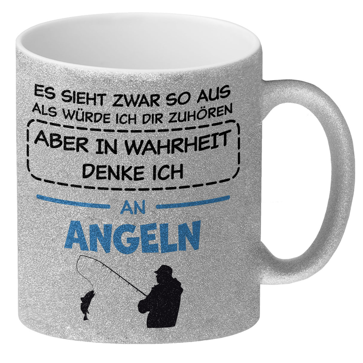 In Wahrheit denke ich an Alpakas Kaffeebecher
