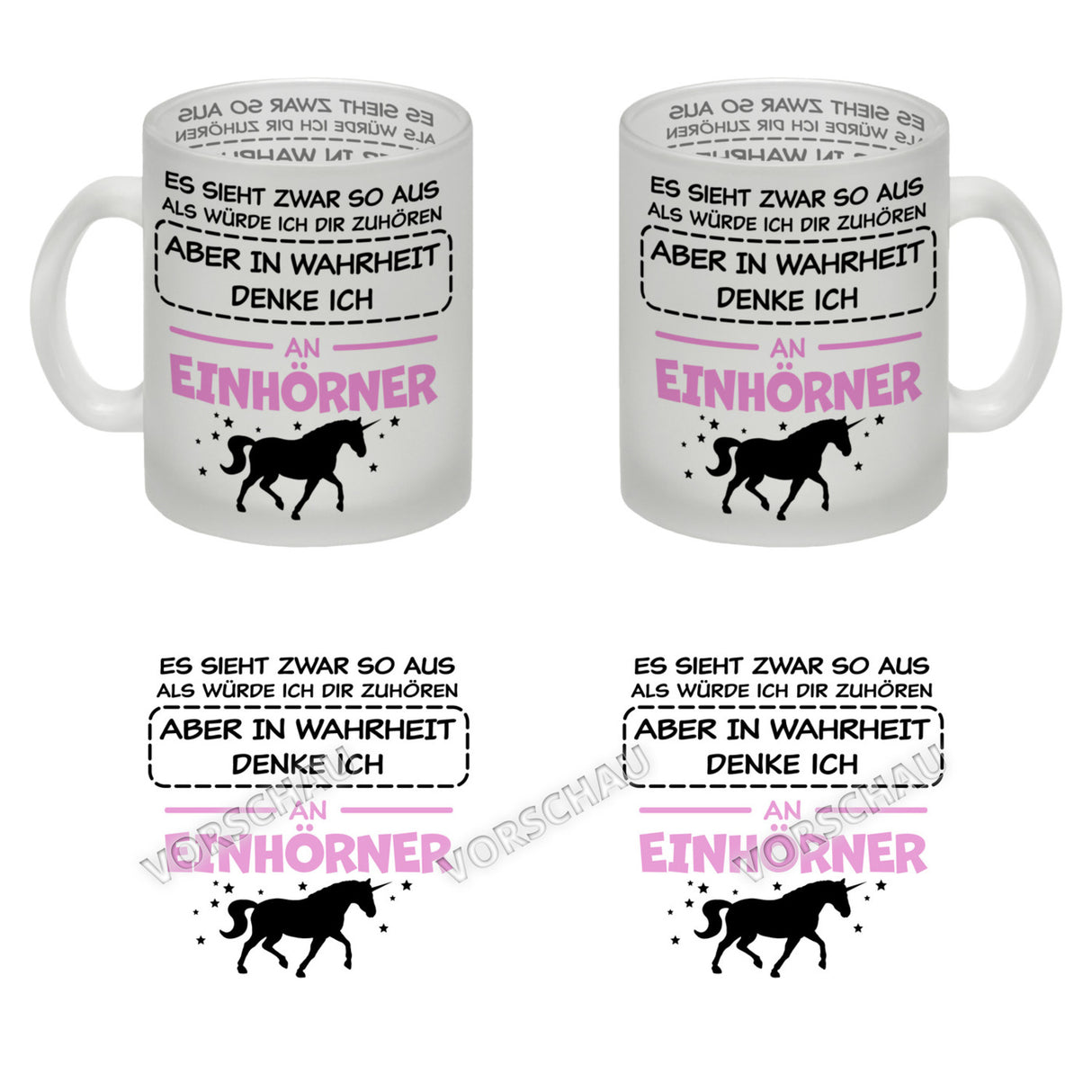 In Wahrheit denke ich an Alpakas Kaffeebecher