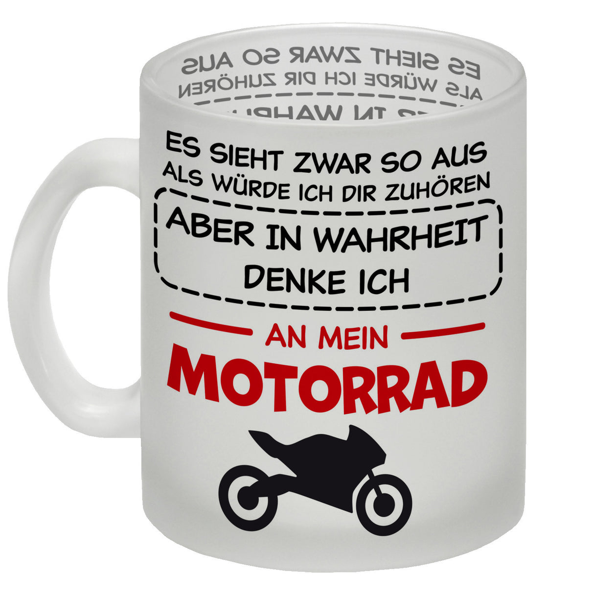 In Wahrheit denke ich an Alpakas Kaffeebecher