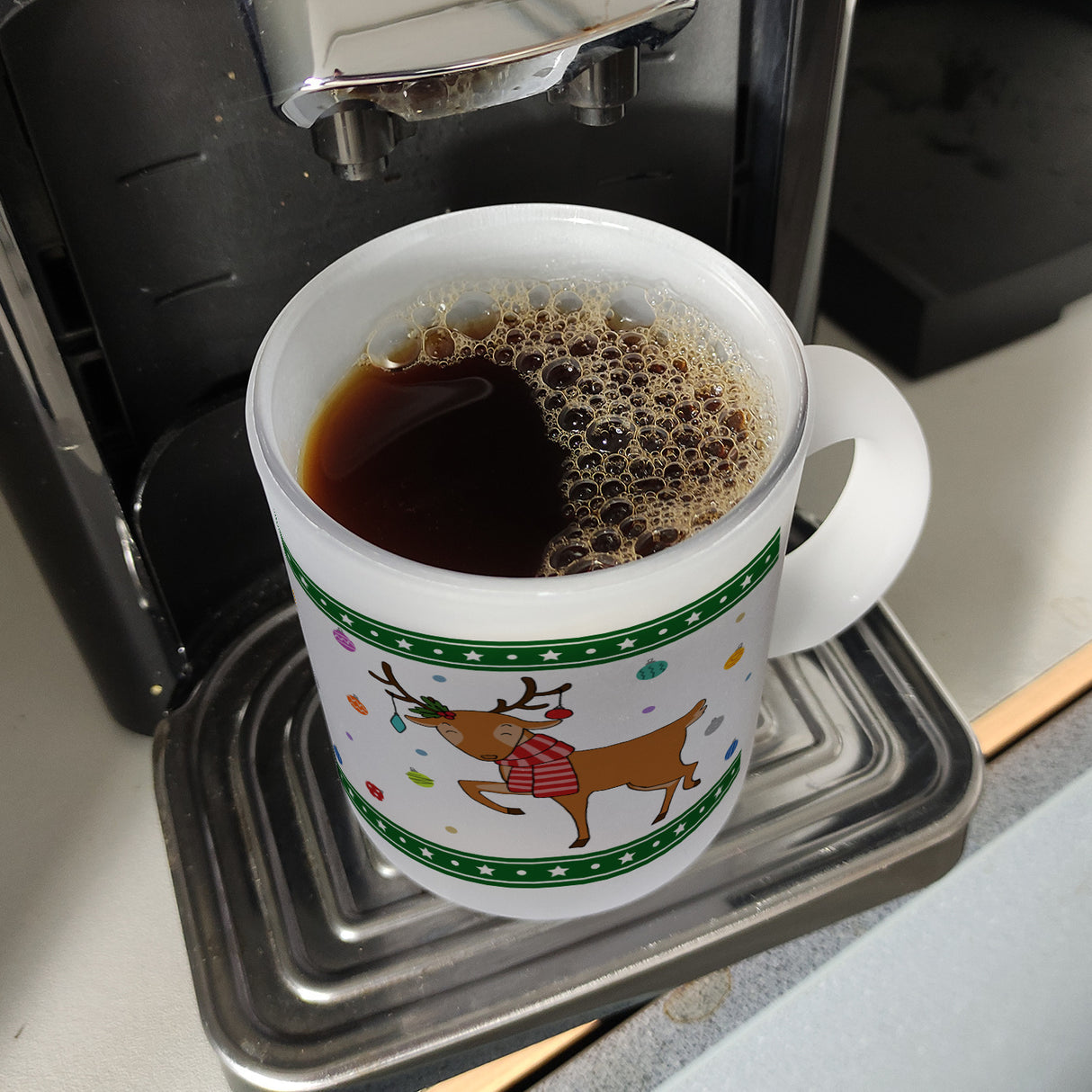 Süßes Weihnachtsrentier Weihnachten Kaffeebecher