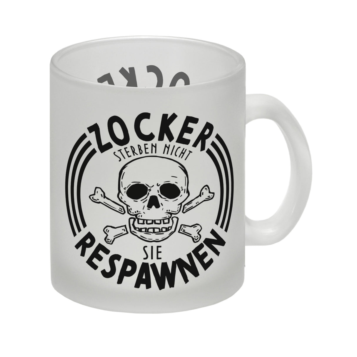 Zocker sterben nicht sie respawnen Totenkopf Kaffeebecher