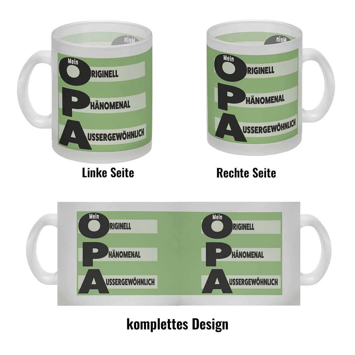 Mein Opa - Originell Phänomenal Außergewöhnlich Kaffeebecher