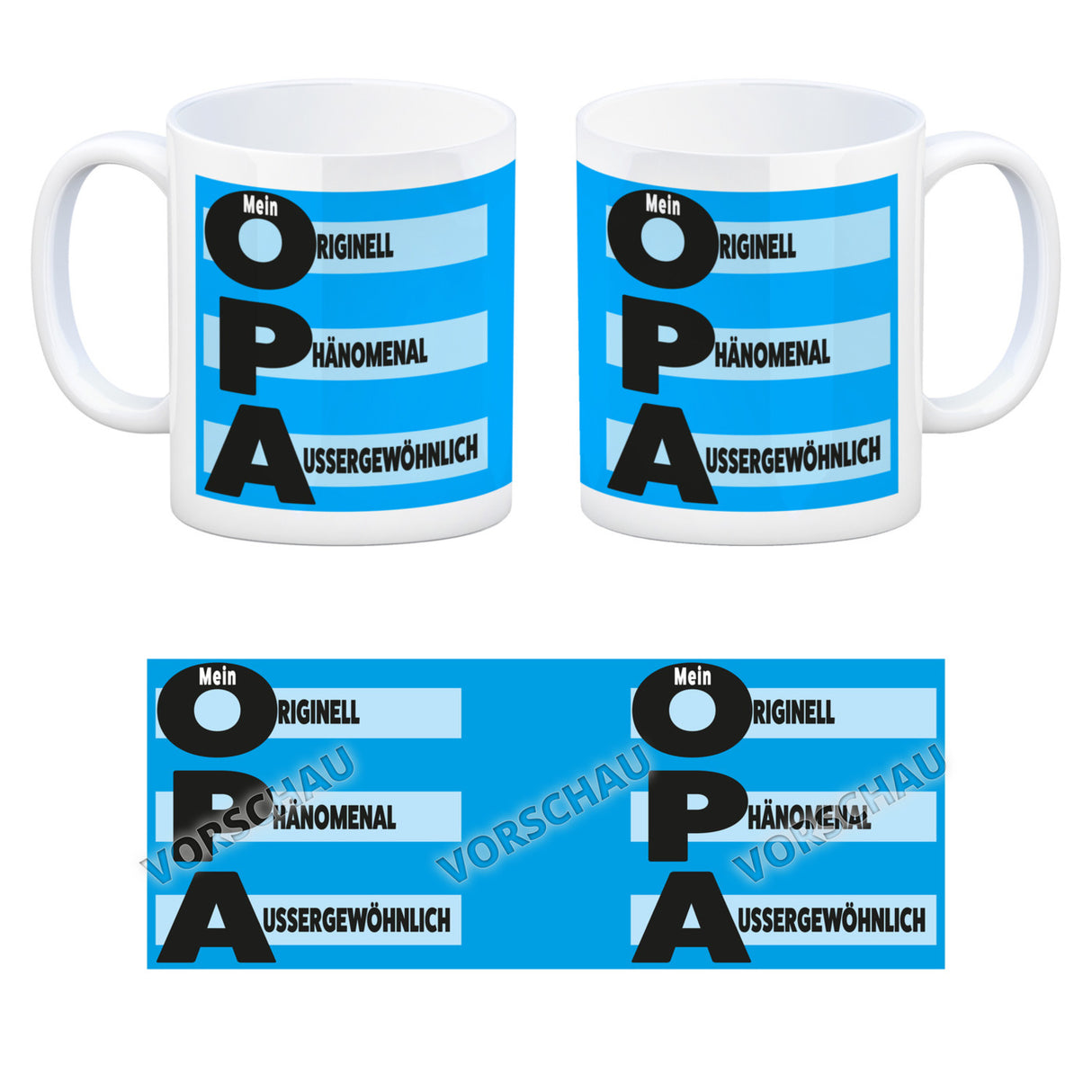 Mein Opa - Originell Phänomenal Außergewöhnlich Kaffeebecher