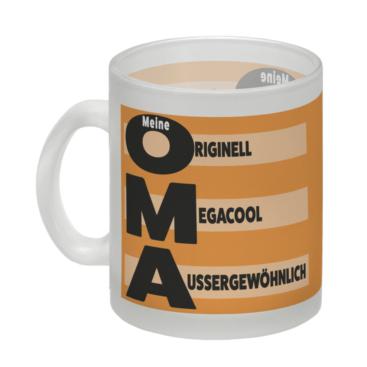 Meine Oma - Originell Megacool Außergewöhnlich Kaffeebecher in orange