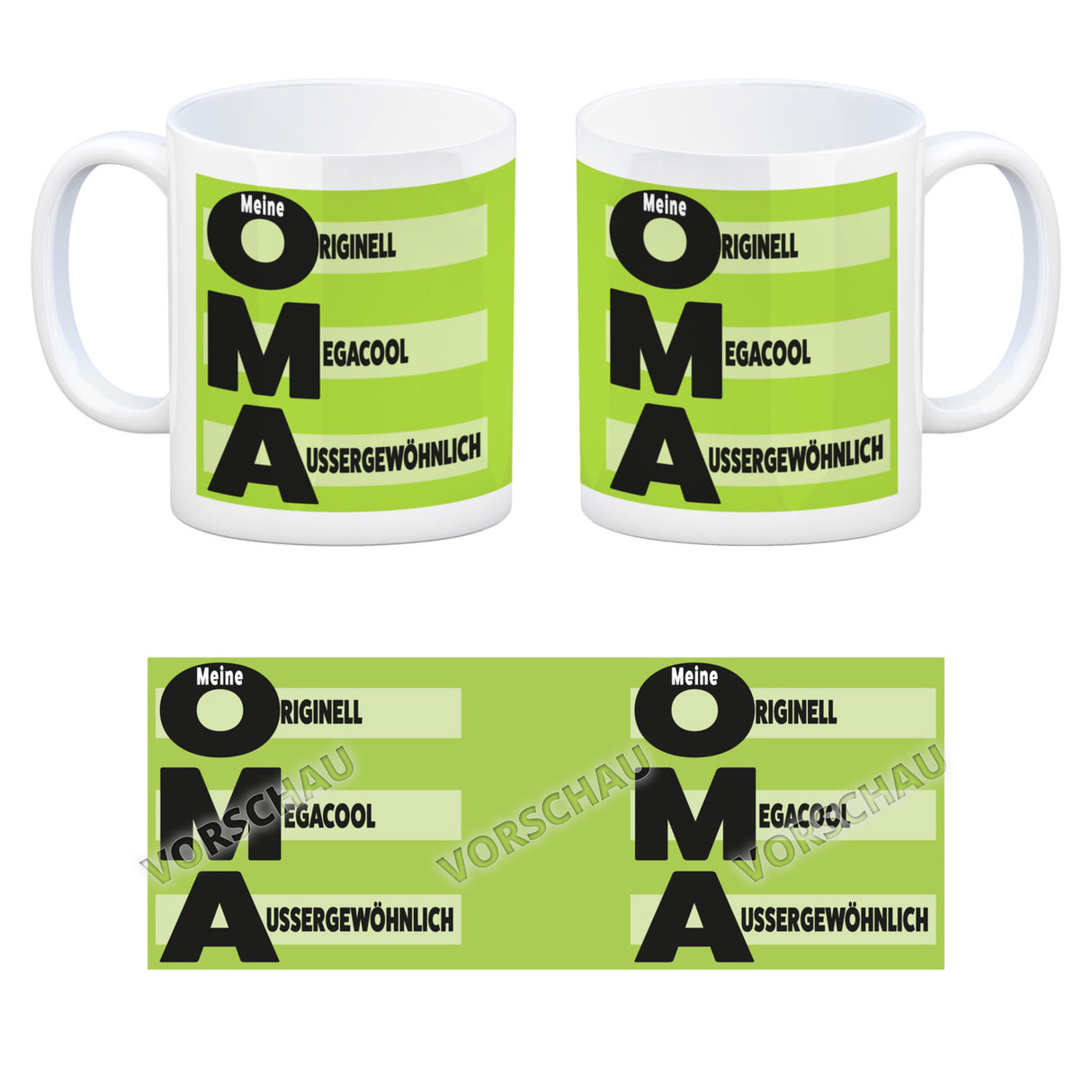 Meine Oma - Originell Megacool Außergewöhnlich Kaffeebecher in orange