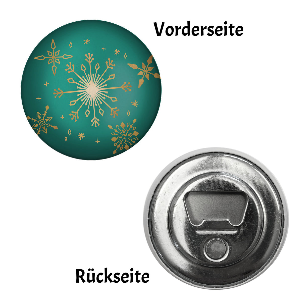 Schneeflocke Weihnachten Kühlschrankmagnet