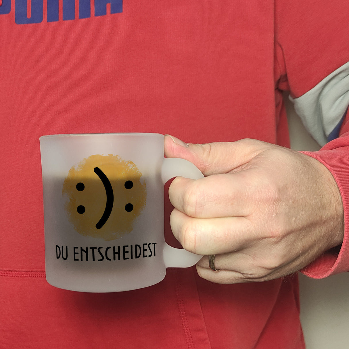 Gute Laune schlechte Laune Kaffeebecher