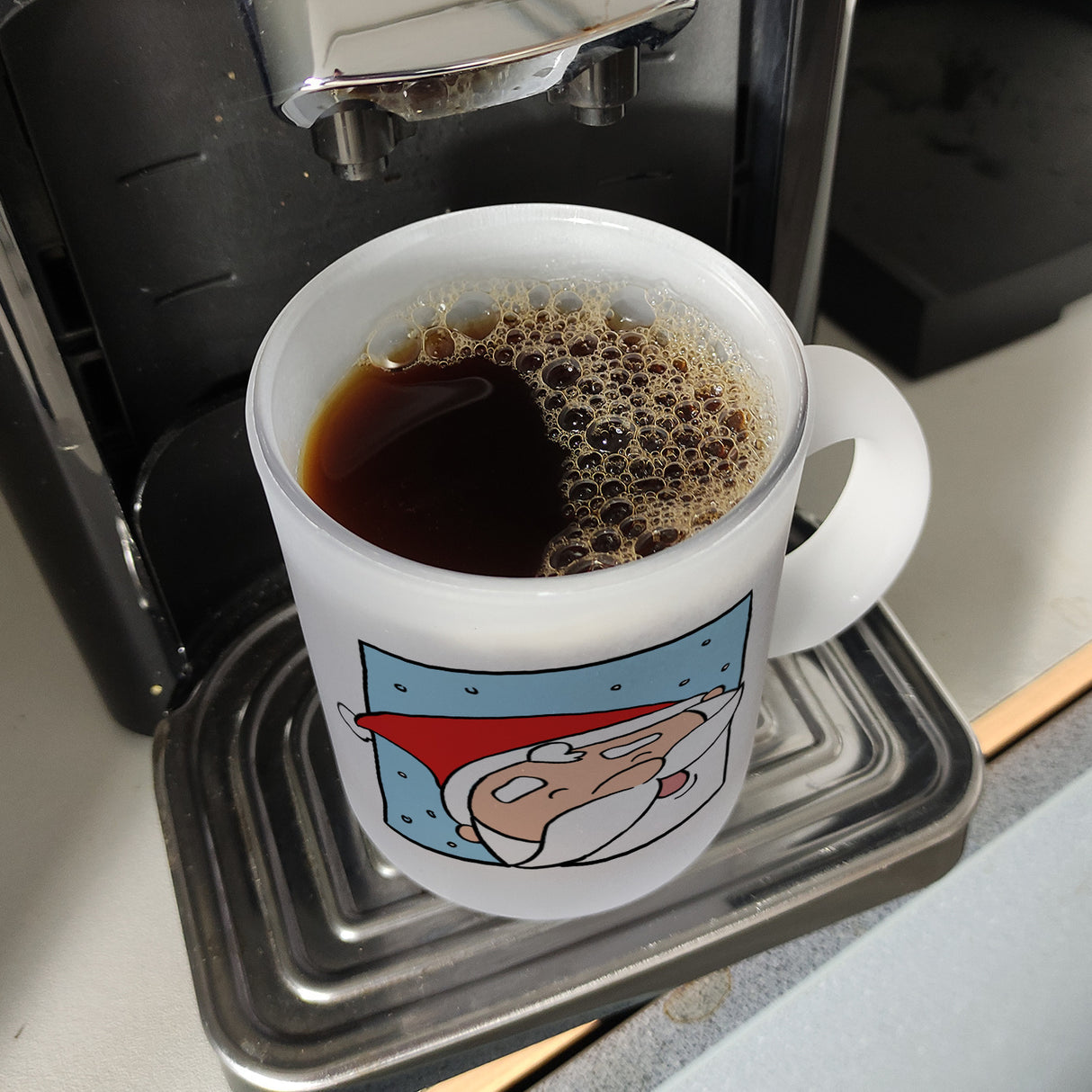 Rentier & Weihnachtsmann Kaffeebecher