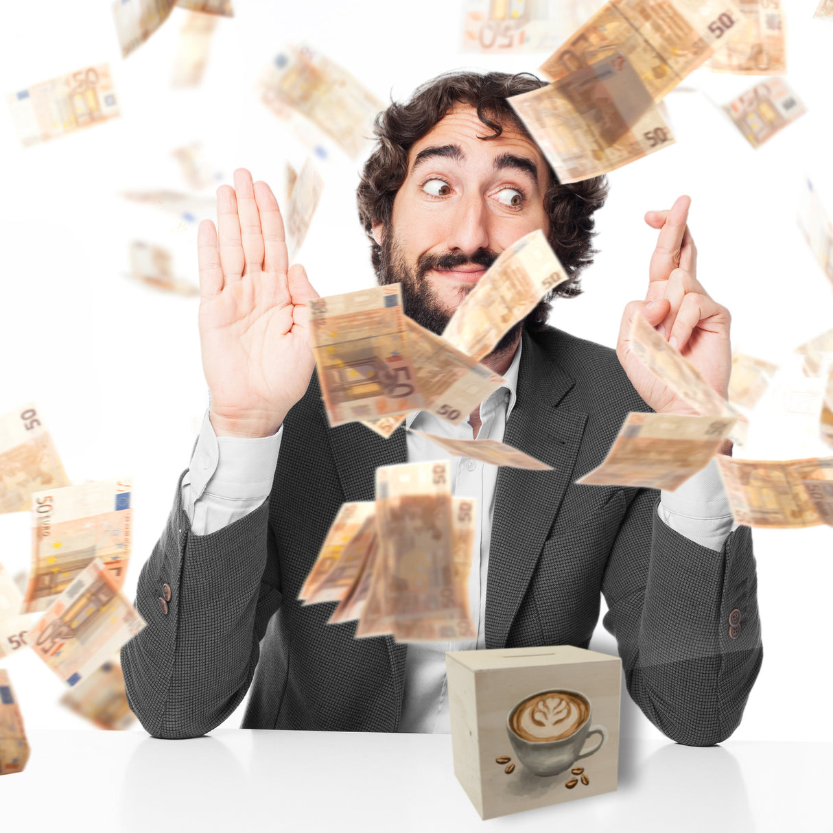 Trinkgeld Kaffeekasse Spardose