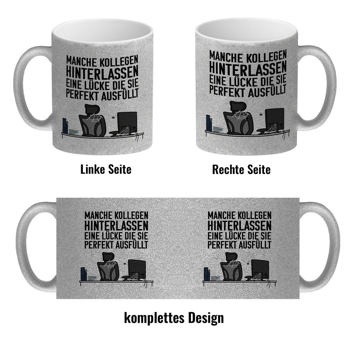 Manche Kollegen hinterlassen eine Lücke… Kaffeebecher