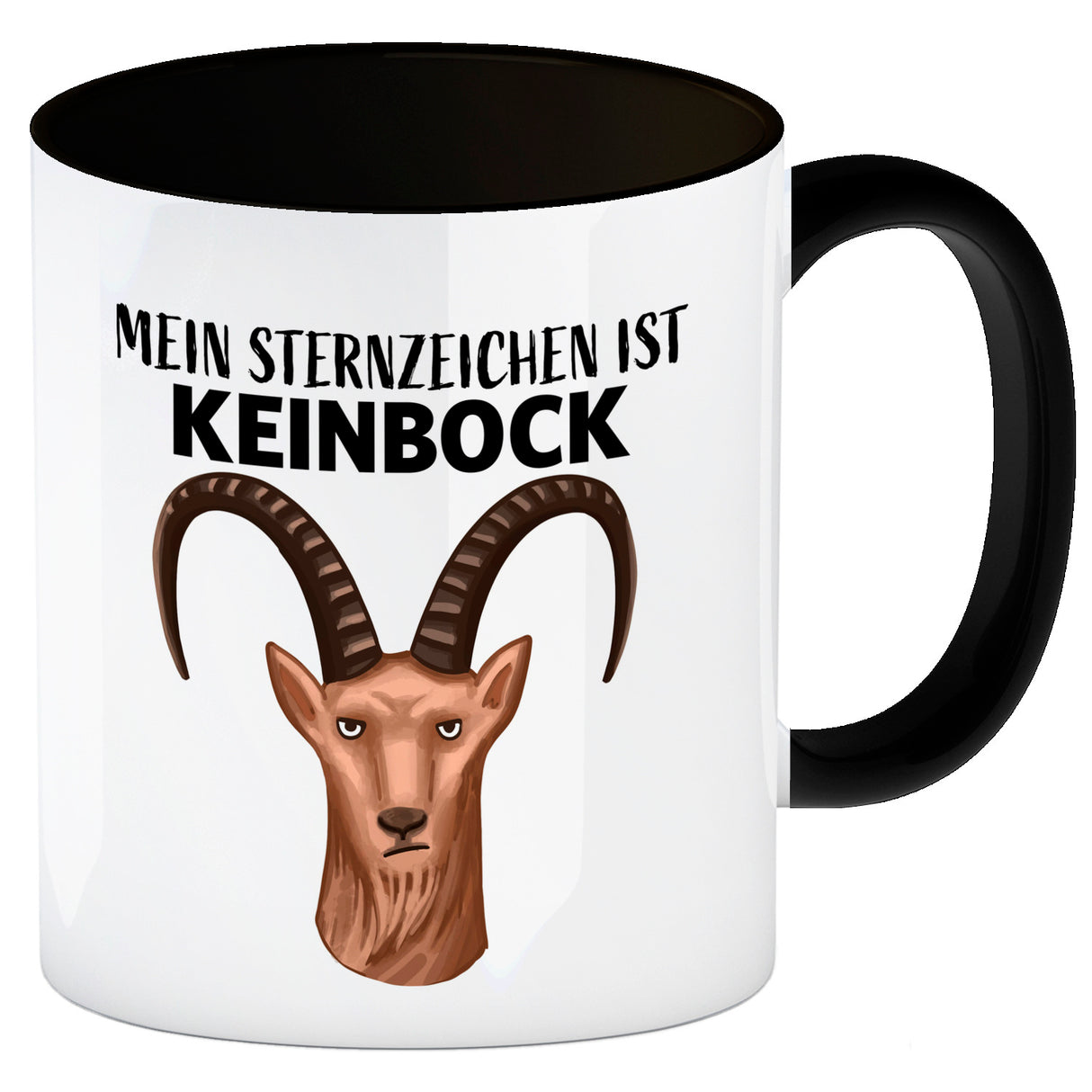 Mein Sternzeichen ist Keinbock Sternbild Kaffeebecher