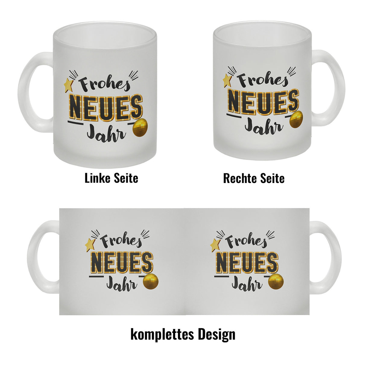 Frohes neues Jahr Kaffeebecher