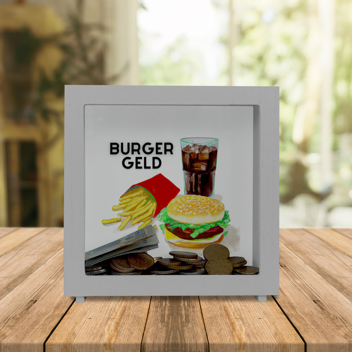 Burgergeld Spardose